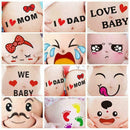 Cute Paper Viscid Stickers For Pregnant Women Put Belly Photography Up K3S1