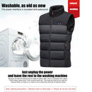 #A 11 Places Zones Heated Vest Splicing Heated Coat Electric Heated Vest for Tra