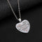 Wife My Daughter Love Women Heart Necklace Family Jewelry Gifts Pendant
