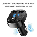 Bluetooth FM Transmitter MP3 Player Dual USB Car Charger Fast Charger Adapter