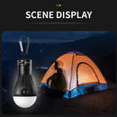 LED Camping Light Portable Tent Fishing Hanging Hook Flashlight Emergency Lamp