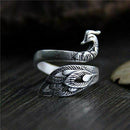 Loop Crochet Ring Ring Sewing Accessories Peacock Fish Phoenix Thimble Ring