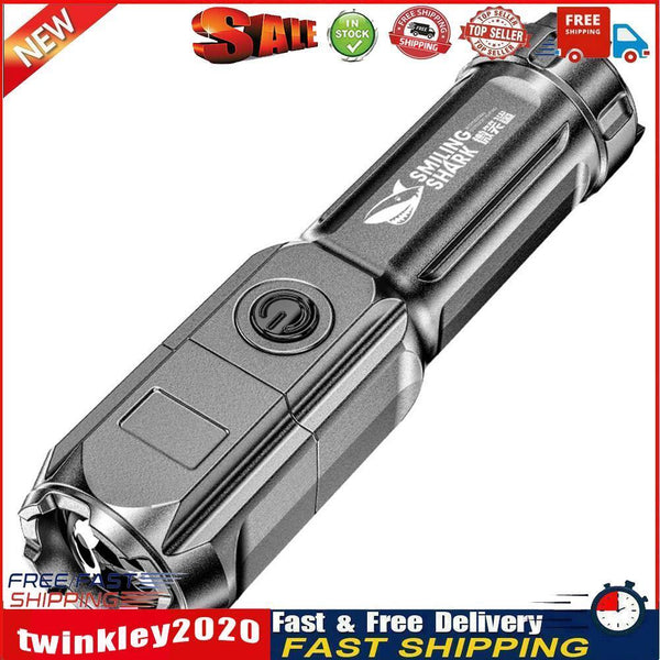 XPE LED Flashlight 3 Lighting Mode USB Charging Portable Camp Hiking Torch Newly