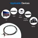 90 Degrees 3.5 to 3.5mm Jack Speaker Audio Adapter Connector Converter AUX Cable