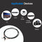90 Degrees 3.5 to 3.5mm Jack Speaker Audio Adapter Connector Converter AUX Cable