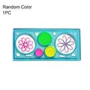 Flower Ruler Children Painting Student Hollow Ruler Y0M3 Set N3C5