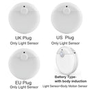 Light LED Night Light Bedroom Lamp Automatic Motion Sensor Body Induction Lamp