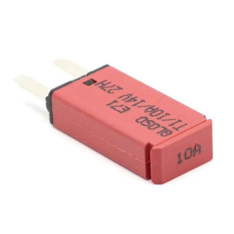 DC 14V Auto Reset Mini Circuit Breaker Blade Fuse for Car Boat(10A Red) Newly