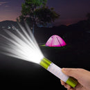 Mini LED Flashlight Ultra Bright 6 Lighting Mode Zoomable USB Pendant Torch