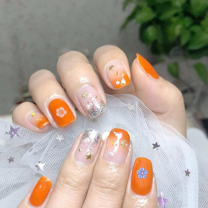 5*500pcs Nail Art Polymer Clay Nails Stickers Manicure Decor Tips (Fruit)