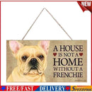 Door Sign Wood Lovely Dog Pattern Hanging Plaques for Dog House Decor Suppl