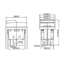 High-power Rocker ON/OFF Toggle Switches for Machine Tools Garden Machinery