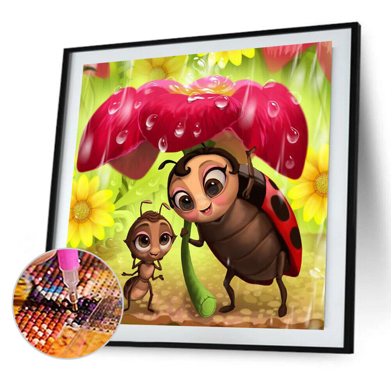 DIY Full Round Drill Diamond Painting Small animals Mosaic Rhinestone Art Cra