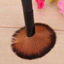 7pcs Makeup Brushes Professional Cosmetics Foundation Brush Face(Black)