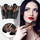 22pcs Makeup Brushes Set Cosmetic Foundation Blush Eye Shadow Lip Blend Bru
