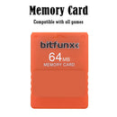 FMCB 1.966 Memory Card for Sony PS2 64MB Free McBoot Console Card (Orange) Newly