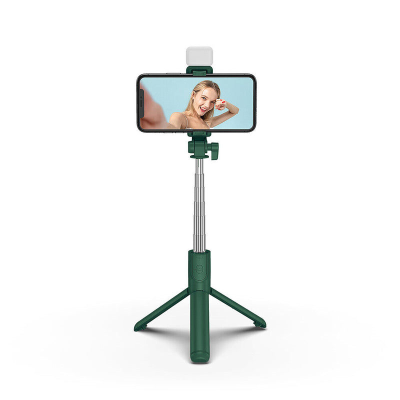 Multifunctional Phone Stand Bluetooth-compatible Desktop Support with Fill Light