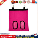 Small Animal Hanging Feeder Bag Guinea Pig Hamsters Hay Container (Pink) Newly
