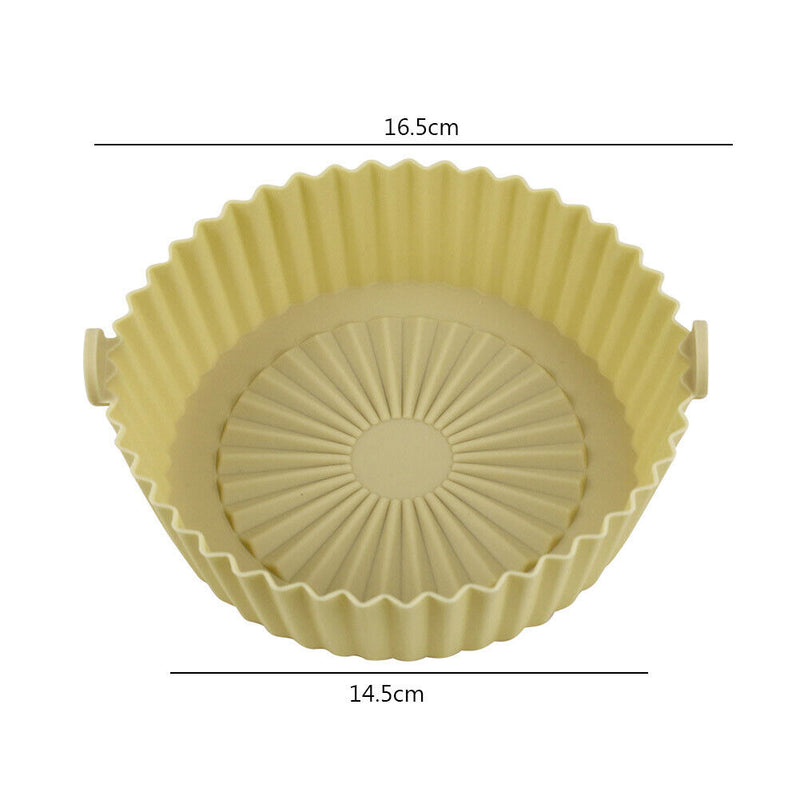 Round Air Fryer Silicone Pot Replacement Silicone Food Safe Washable Accessories