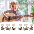 6x Metal Guitar Tuning Pegs Machine Head Tuners Acoustic Guitar Replacement Part