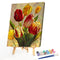 Canvas Paint By Numbers Tulips Flower Oil Hand Painted Drawing Kit Home Decor