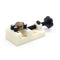 Walnut Watch Carve Bench Clamp Parallel Sculpture Craft Fix Plier (White)