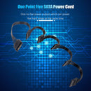 SATA 15 Pin 1 to 5 Hard Drive Power Supply Splitter Cable Cord for PC Sever