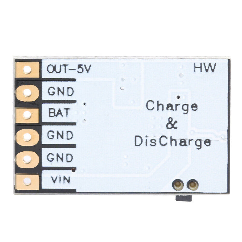 2A 5V Charge Discharge Integrated 3.7/4.2V Li-ion Battery Boost Power Board