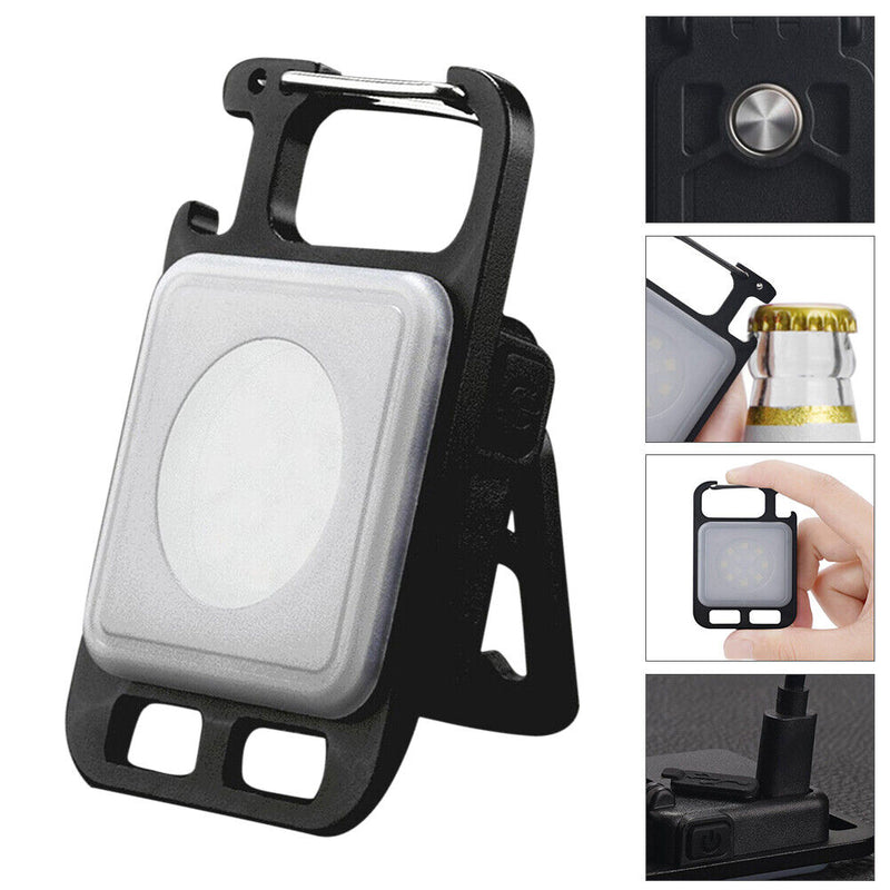 Mini LED Flashlight Work Light Portable Flashlight Keychain