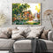 50x40cm Fountain Villa Frameless Picture Oil Paint By Numbers Painted Picture