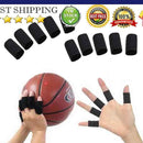 10PCS Stretchy Finger Sleeve Support Wrap Arthritis Guard Volleyball Sports