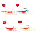 2pcs 6cm 3g Simulation Shrimp Lure Fishing Baits w/ Hook Crankbait (Blue)