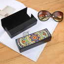 DIY Diamond Painting Sunglasses Case Portable Leather Glasses Storage Box Newly