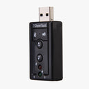 USB External 7.1 Channel CH Virtual Audio Sound Card Adapter PC  Newly