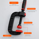 Adjustable Heavy Duty G Type Wood Clip Woodwork Carpenter C Clamp (Long) Newly