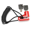 Anti-Theft Disc Brakes Lock w/ Steel Wire for M365 Scooter (Black+Red)