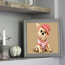 Diamond Painting 5D Dog DIY Full Round Drill Rhinestone Home Decoration Han