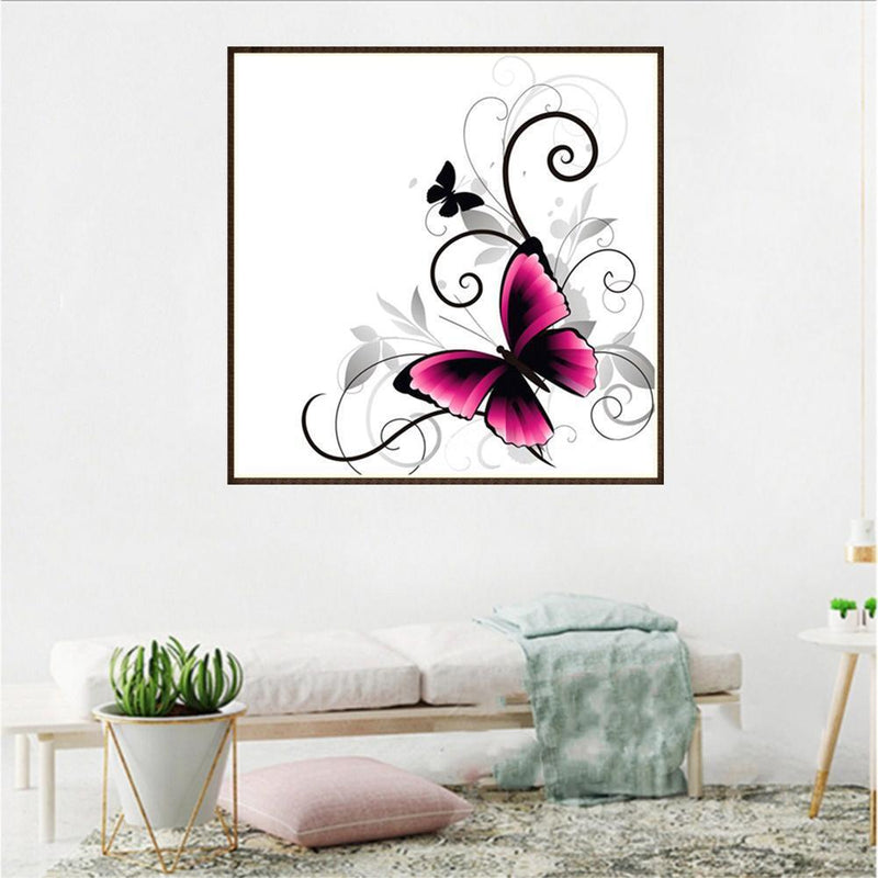 powlance 5D DIY Animal Peacock Embroidery Diamond Painting Rhinestone Cross Stitch, C, 25*2