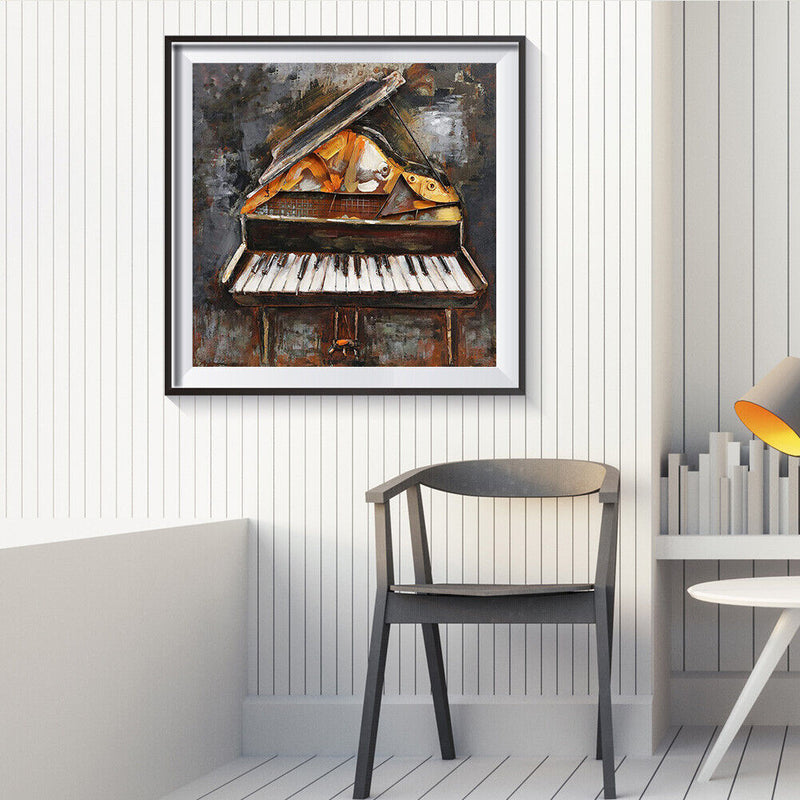 Diamond Painting 5D DIY Piano Full Round Drill Rhinestone Picture Kits