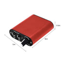 Compact Mini Tattoo Power Supply For Rotary Tattoo Machine (Red US Plug)