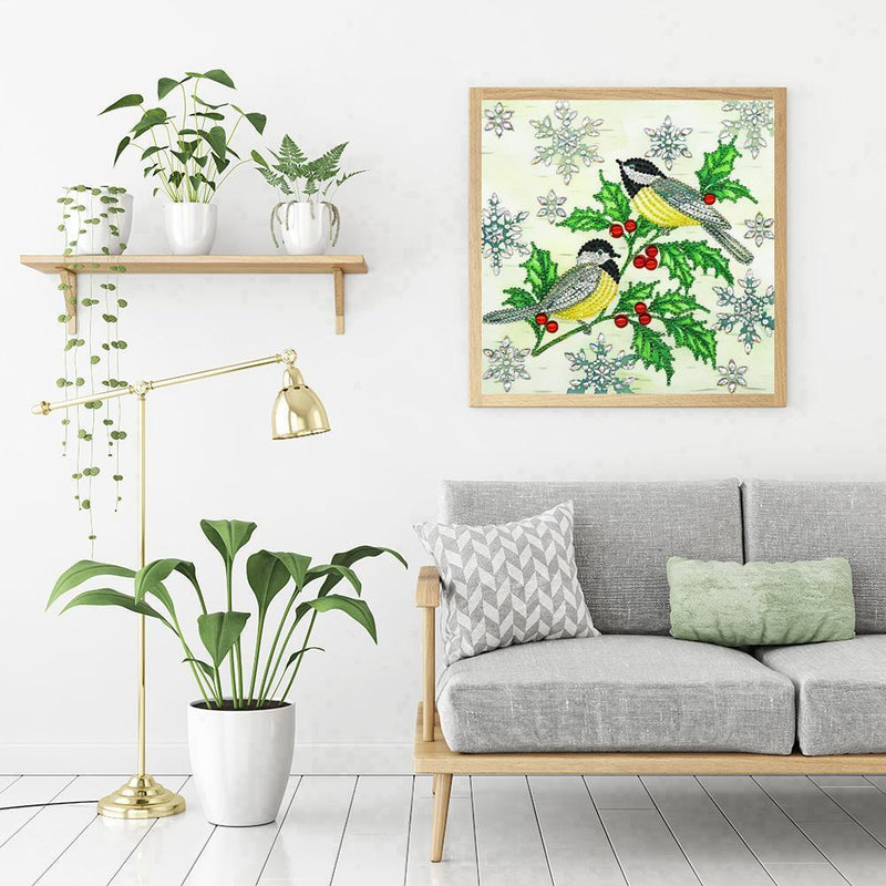 5D DIY Special Shaped Diamond Painting Magpie Cross Stitch Craft Kits Wall Arts