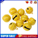 20pcs 25mm Metal Jingle Bells Christmas Hanging Decor Pet Pendant (Yellow)