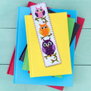 Owl Bird Bookmark Handmade Cotton Thread DIY 14CT Counted Kit Cross Stitch