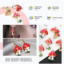 Mushroom Pendant Charms - 20 Pack DIY Jewelry Making for Bracelet Necklace Newly