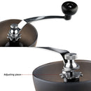 Coffee Bean Mill Manual Coffee Grinder Adjustable Knob Setting Ceramic ABS