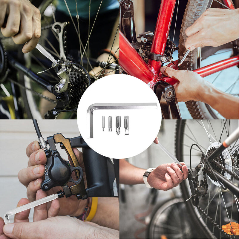 Bicycle Repair Tool Kit Portable 9-in-1 Multi Tool for Mountain Cycling