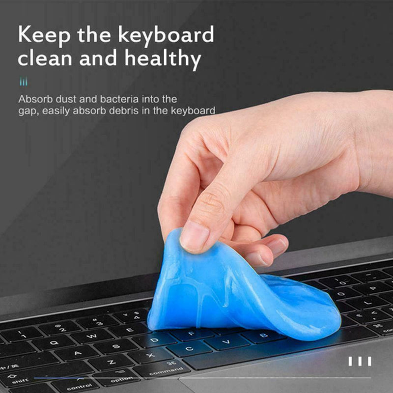 Dust Cleaner Soft Sticky Car PC Keyboard Dirt Gum mud gel products L1T4