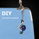4pcs DIY Full Drill Diamond Key Chain Music Note Pendant Embroidery Keyrings Kit