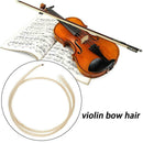 2 Hank 74cm Mongolian Violin/Viola Bow Hair Horsehair Rehair Replacement Z E6B4