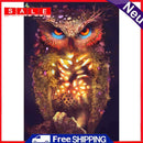11CT Printed Full Cross Stitch DIY Glitter Owl Hand Painting Room Decoration Kit
